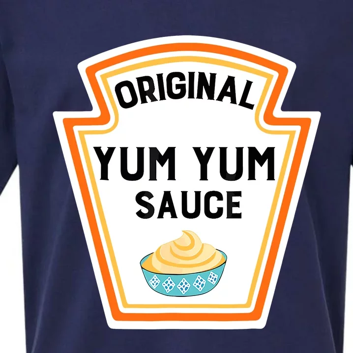 Cute Group Condiments Halloween Costume Family Yum Yum Sauce Sueded Cloud Jersey T-Shirt