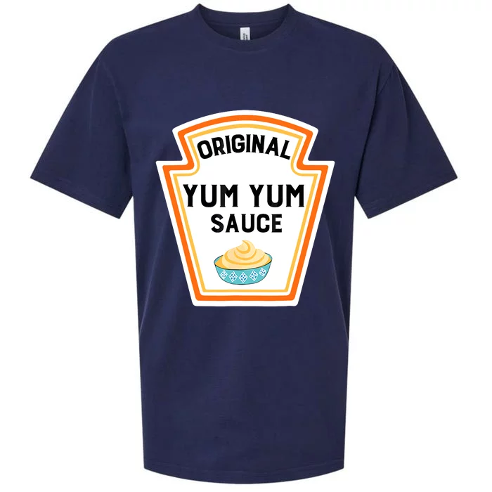 Cute Group Condiments Halloween Costume Family Yum Yum Sauce Sueded Cloud Jersey T-Shirt