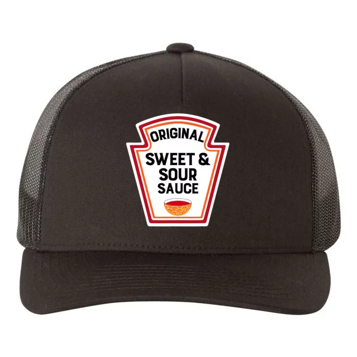 Cute Group Condiments Halloween Costume Sweet And Sour Sauce Yupoong Adult 5-Panel Trucker Hat