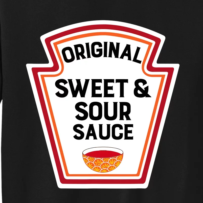 Cute Group Condiments Halloween Costume Sweet And Sour Sauce Tall Sweatshirt