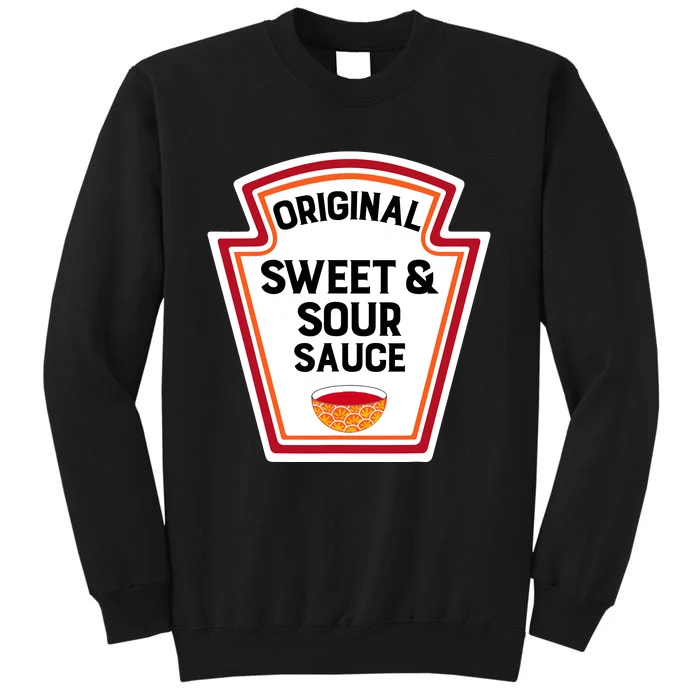 Cute Group Condiments Halloween Costume Sweet And Sour Sauce Tall Sweatshirt