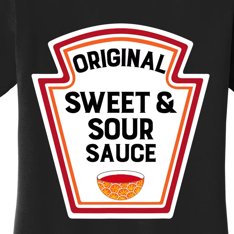 Cute Group Condiments Halloween Costume Sweet And Sour Sauce Women's T-Shirt