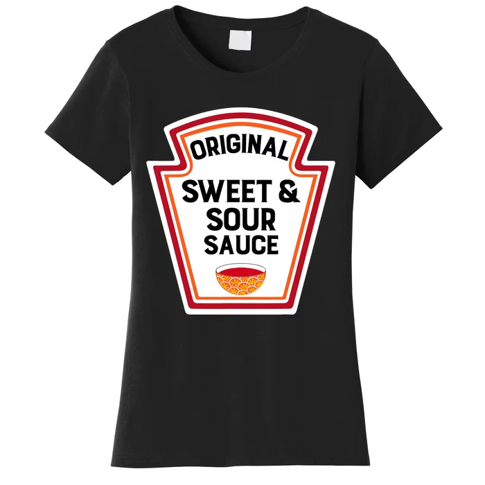 Cute Group Condiments Halloween Costume Sweet And Sour Sauce Women's T-Shirt