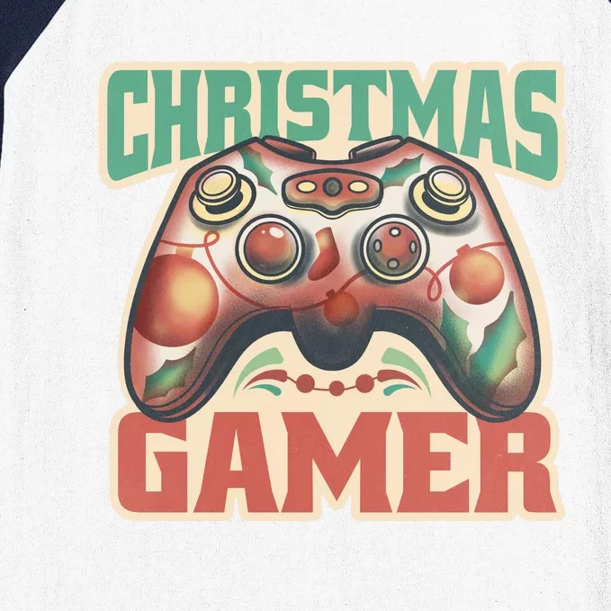 Christmas Gamer Baseball Sleeve Shirt