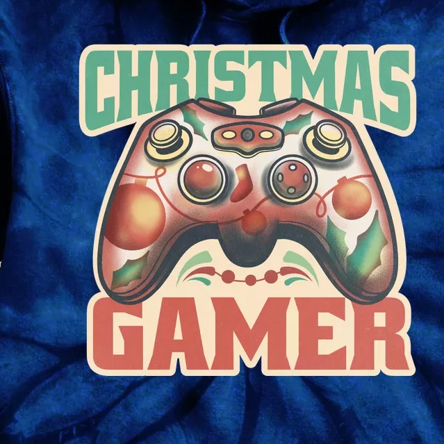 Christmas Gamer Tie Dye Hoodie