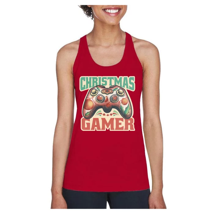 Christmas Gamer Women's Racerback Tank