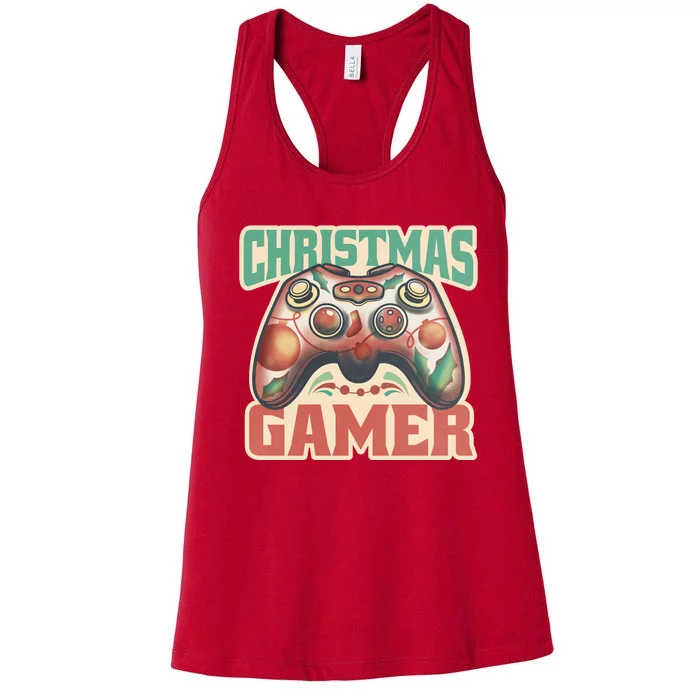 Christmas Gamer Women's Racerback Tank