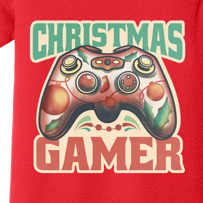 Christmas Gamer Baby Bodysuit