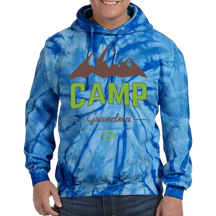 Camp Grandma Cute Gift Tie Dye Hoodie