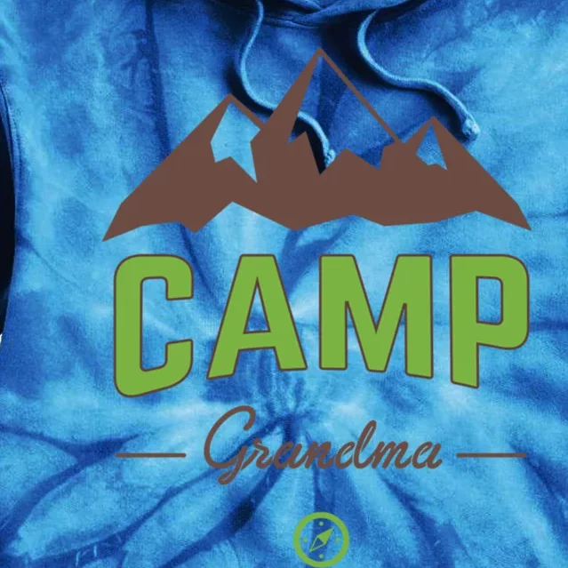 Camp Grandma Cute Gift Tie Dye Hoodie