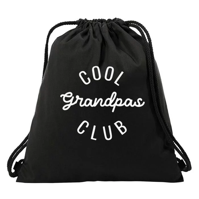 Cool Grandpas Club Fathers Day Drawstring Bag