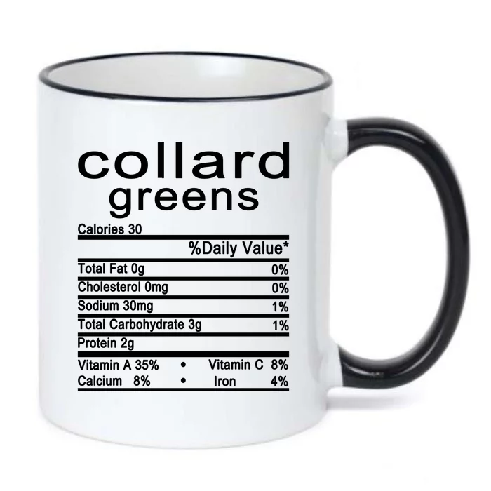 Collard Greens Black Color Changing Mug