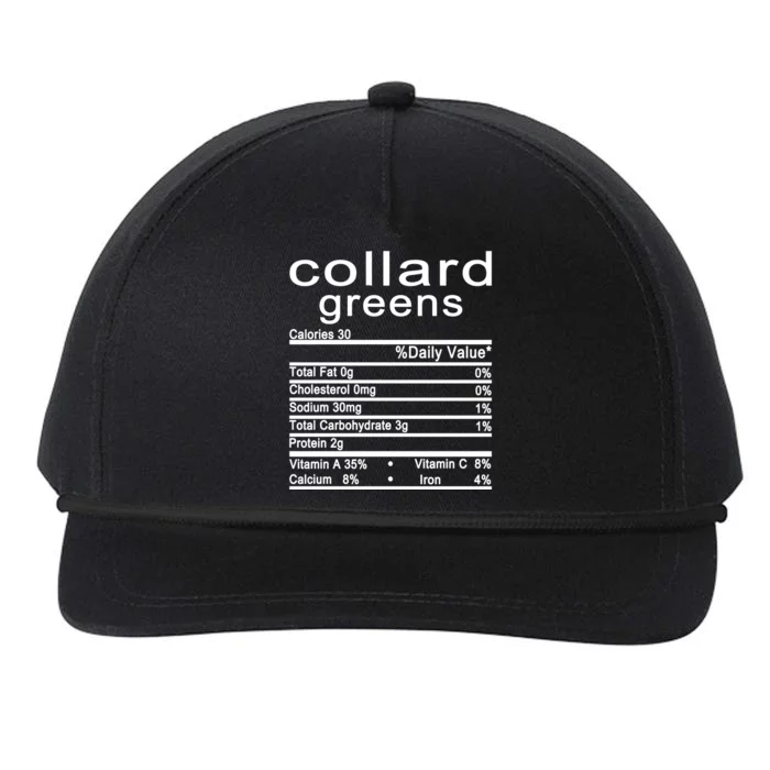 Collard Greens Snapback Five-Panel Rope Hat