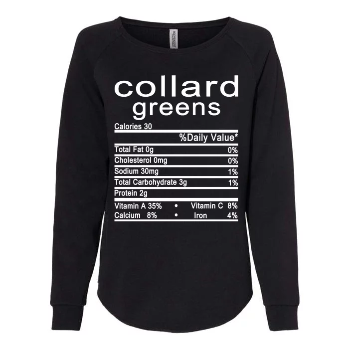 Collard Greens Womens California Wash Sweatshirt