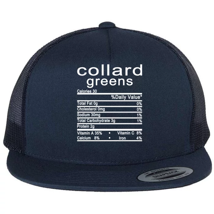 Collard Greens Flat Bill Trucker Hat