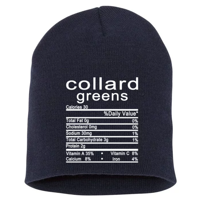 Collard Greens Short Acrylic Beanie