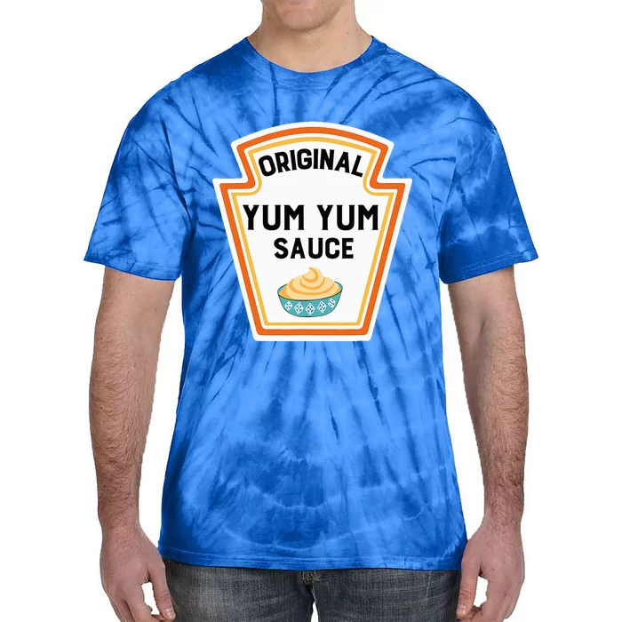 Cute Group Condiments Halloween Costume Family Yum Yum Sauce Tie-Dye T-Shirt