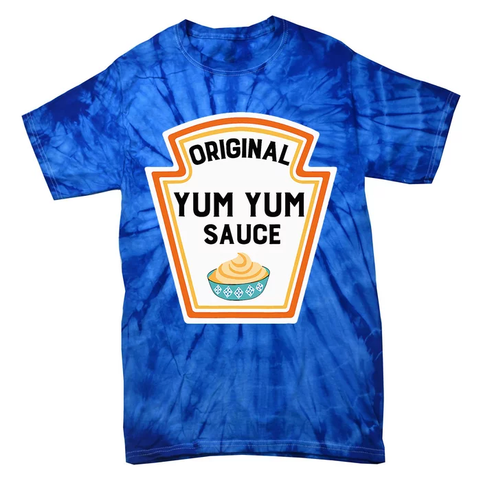 Cute Group Condiments Halloween Costume Family Yum Yum Sauce Tie-Dye T-Shirt