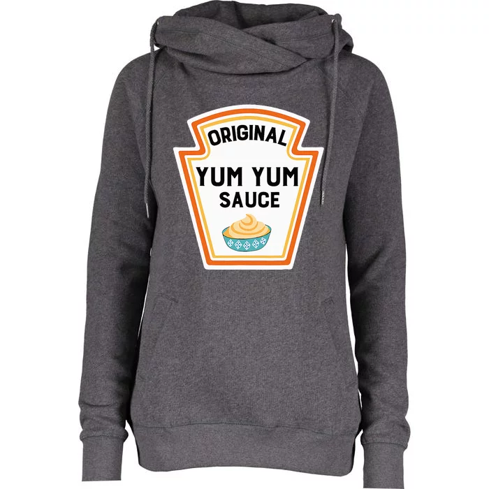 Cute Group Condiments Halloween Costume Family Yum Yum Sauce Womens Funnel Neck Pullover Hood