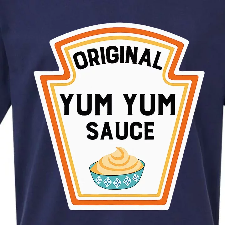 Cute Group Condiments Halloween Costume Family Yum Yum Sauce Sueded Cloud Jersey T-Shirt