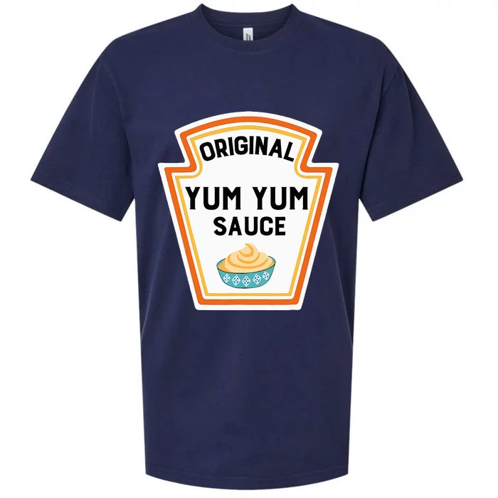 Cute Group Condiments Halloween Costume Family Yum Yum Sauce Sueded Cloud Jersey T-Shirt