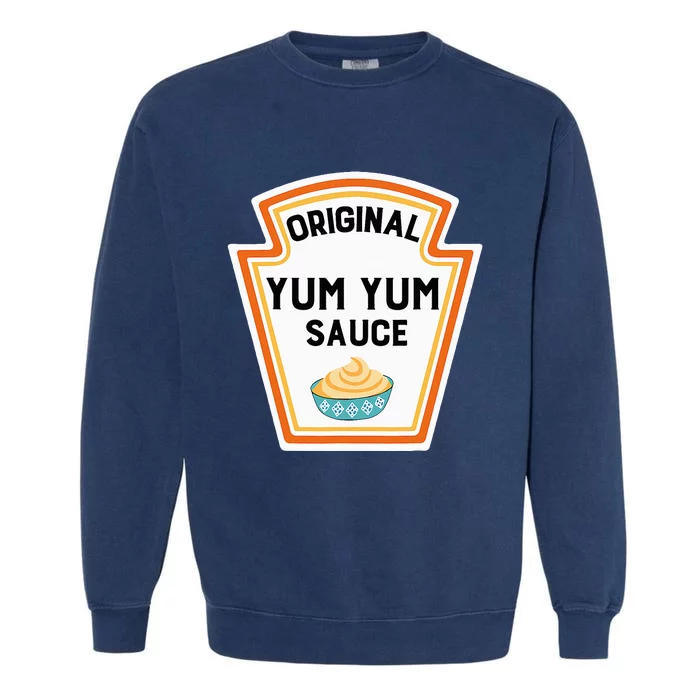 Cute Group Condiments Halloween Costume Family Yum Yum Sauce Garment-Dyed Sweatshirt