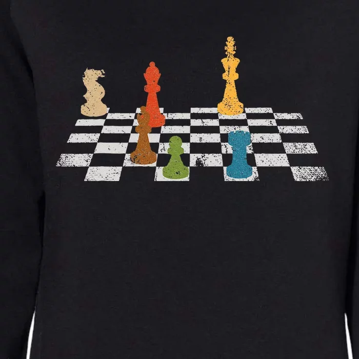 Chess Grandmaster Checkerboard Chess Board Checkmate Chess Womens California Wash Sweatshirt