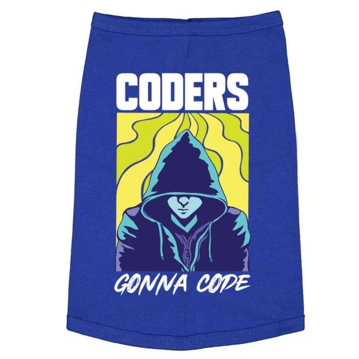 Coders Gonna Code Programmer Software Developer Engineer Cute Gift Doggie Tank