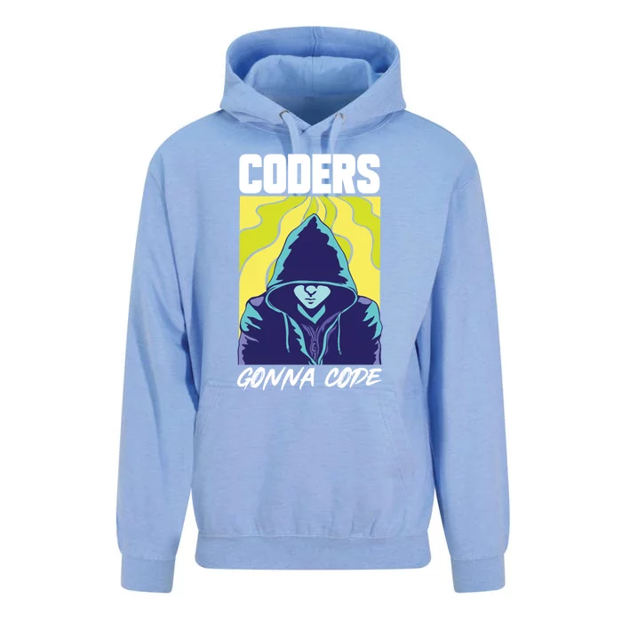 Coders Gonna Code Programmer Software Developer Engineer Cute Gift Unisex Surf Hoodie