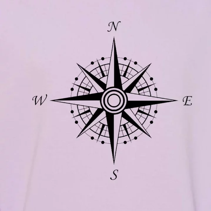 Compass Graphic Garment-Dyed Sweatshirt