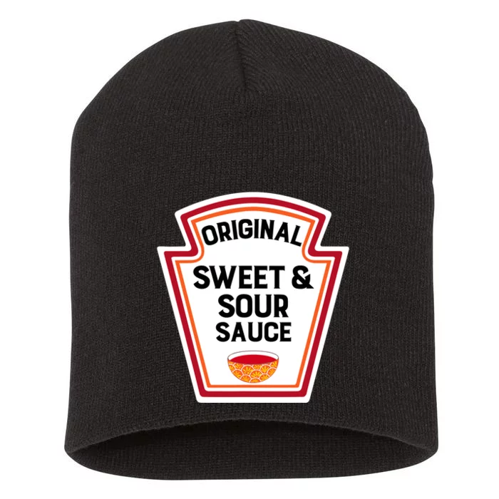 Cute Group Condiments Halloween Costume Sweet Sauce Sour Short Acrylic Beanie