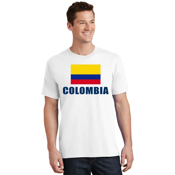 Colombia Gift Columbian Flag Pride Gift T-Shirt