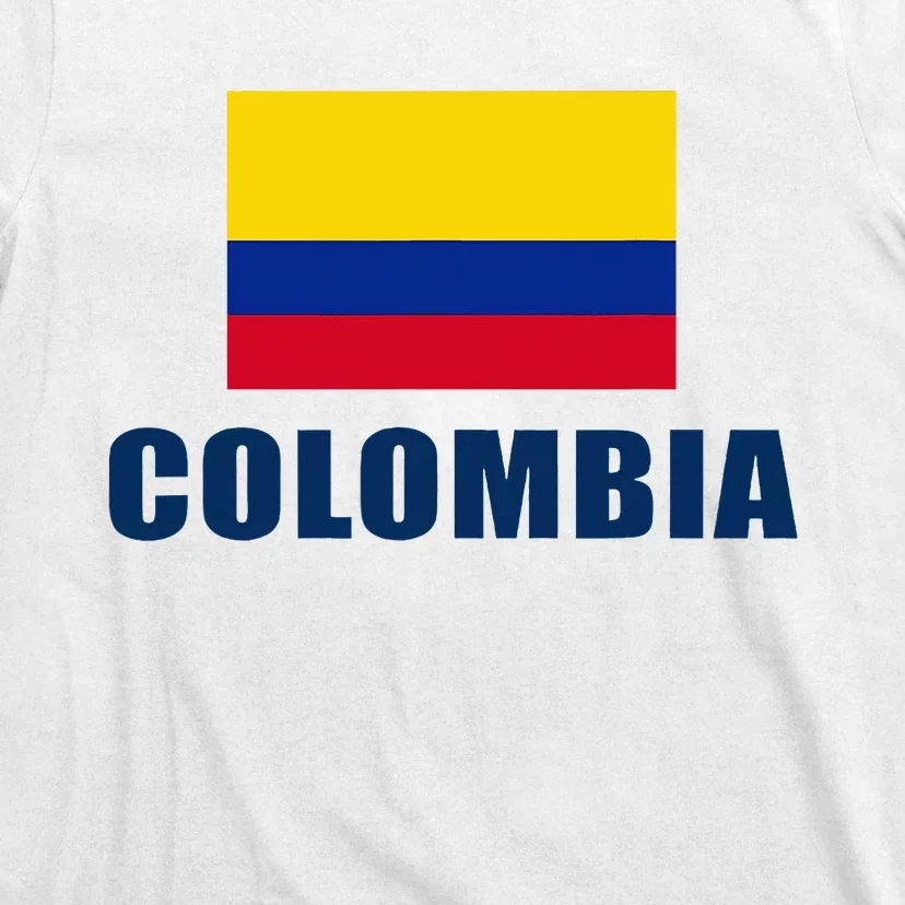 Colombia Gift Columbian Flag Pride Gift T-Shirt