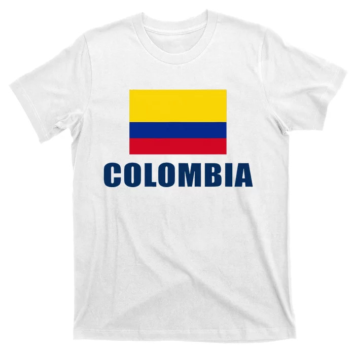 Colombia Gift Columbian Flag Pride Gift T-Shirt