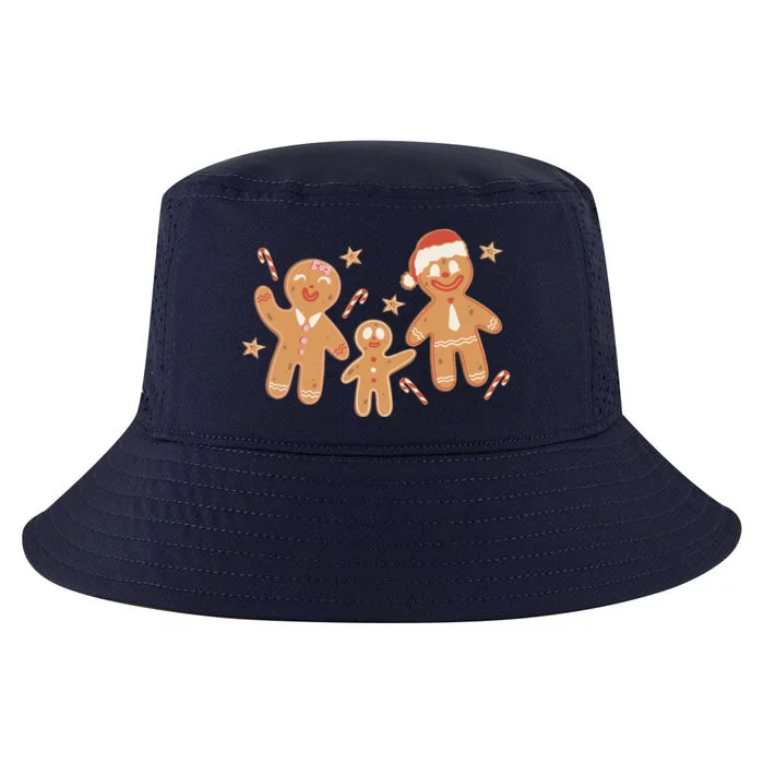 Christmas Gingerbread Cookie Family Cute Cool Comfort Performance Bucket Hat