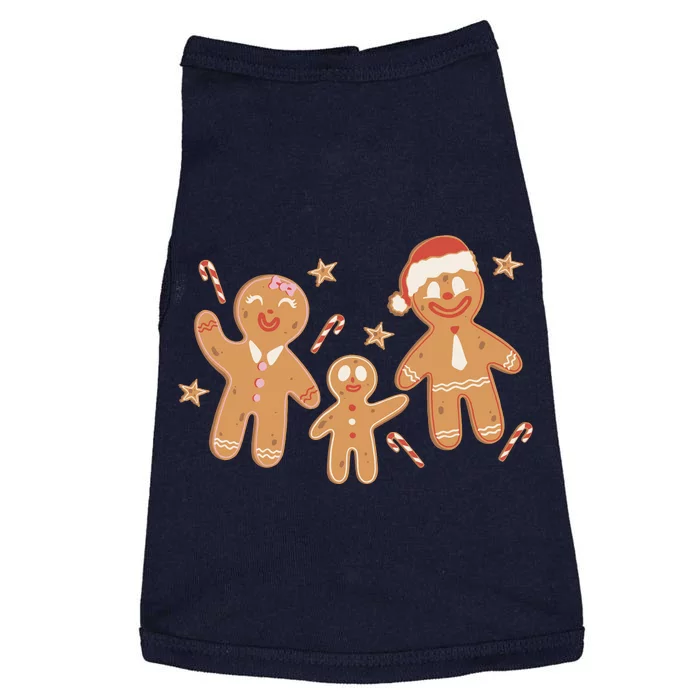 Christmas Gingerbread Cookie Family Cute Doggie Tank