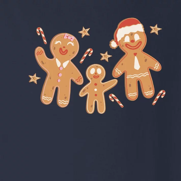 Christmas Gingerbread Cookie Family Cute Toddler Long Sleeve Shirt