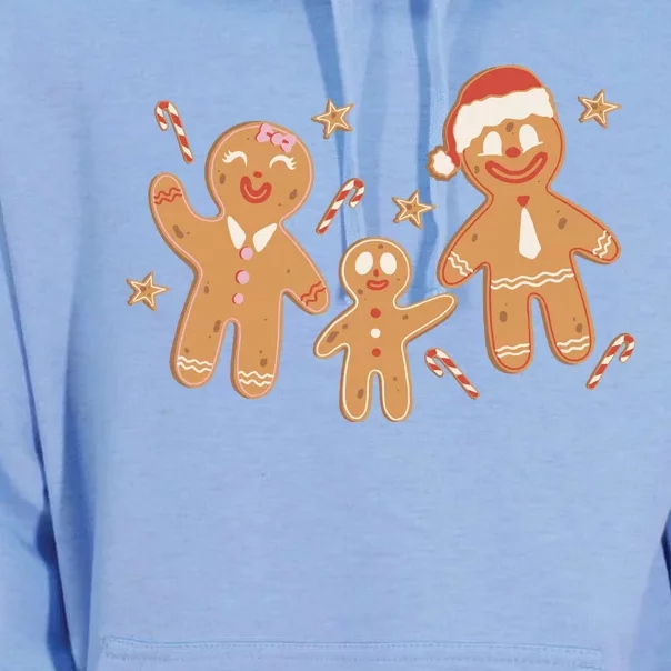 Christmas Gingerbread Cookie Family Cute Unisex Surf Hoodie