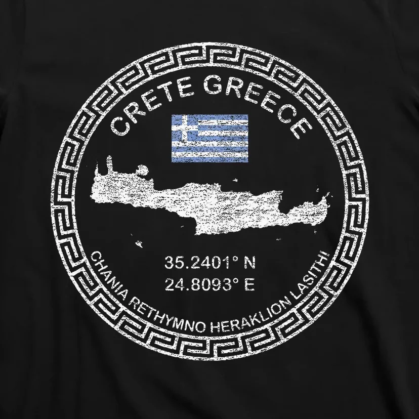 Crete Greece Chania Heraklion Rethymno Lasithi Crete T-Shirt