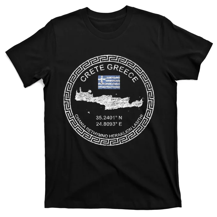 Crete Greece Chania Heraklion Rethymno Lasithi Crete T-Shirt