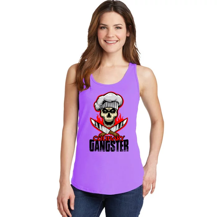 Culinary Gangster Cooking Culinary Art Cook Chef Cute Gift Ladies Essential Tank