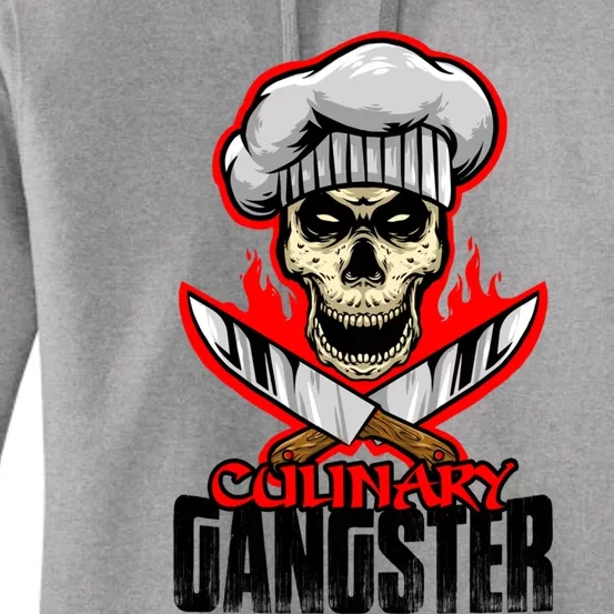 Culinary Gangster Cooking Culinary Art Cook Chef Cute Gift Women's Pullover Hoodie