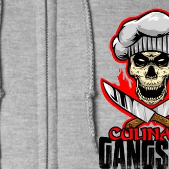 Culinary Gangster Cooking Culinary Art Cook Chef Cute Gift Full Zip Hoodie