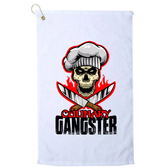 Culinary Gangster Cooking Culinary Art Cook Chef Cute Gift Platinum Collection Golf Towel