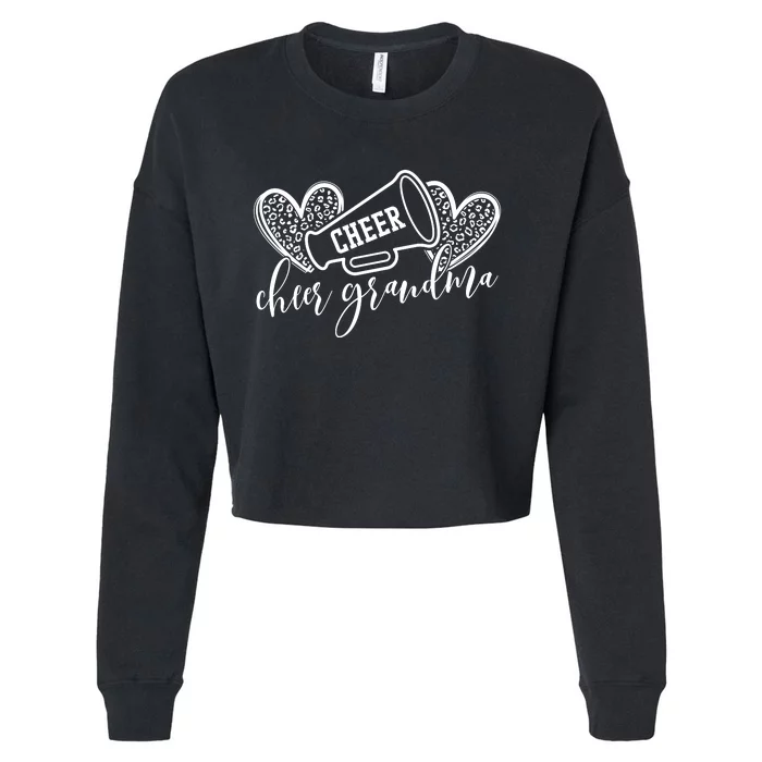 Cheer Grandma Cropped Pullover Crew