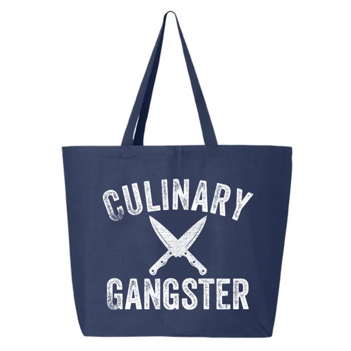 Culinary Gangster Cooking Themed Chefs Cooking Enthusiasts Gift 25L Jumbo Tote