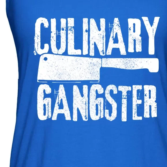 Culinary Gangster Chef Cook Funny Cooking Chef Gift Ladies Essential Flowy Tank