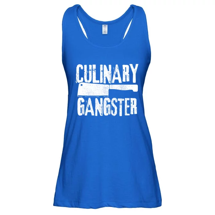 Culinary Gangster Chef Cook Funny Cooking Chef Gift Ladies Essential Flowy Tank