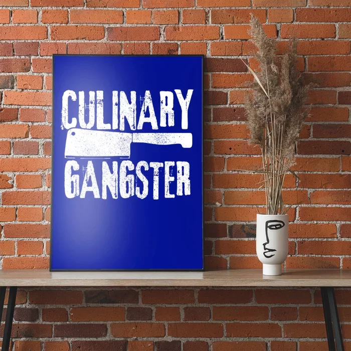 Culinary Gangster Chef Cook Funny Cooking Chef Gift Poster