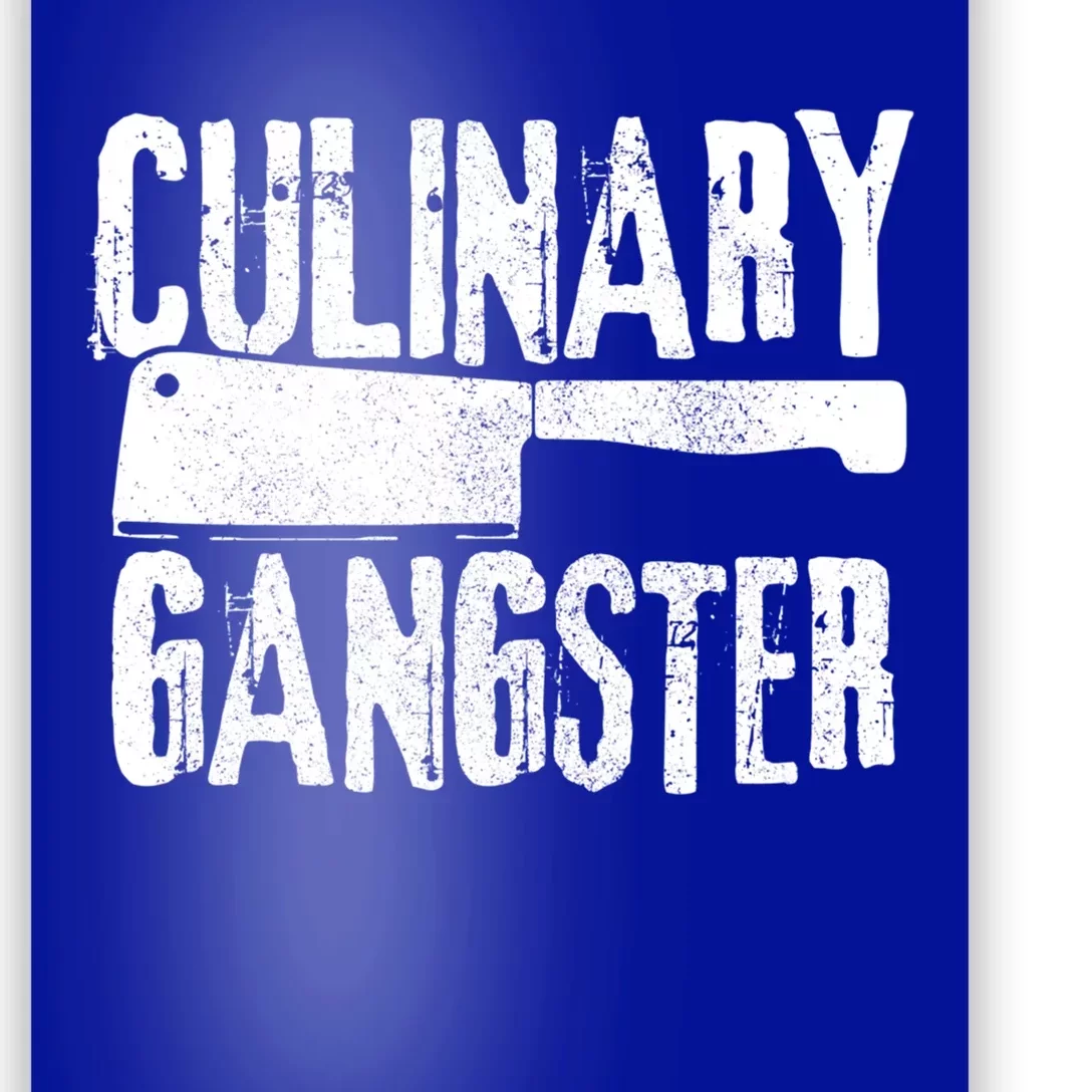 Culinary Gangster Chef Cook Funny Cooking Chef Gift Poster